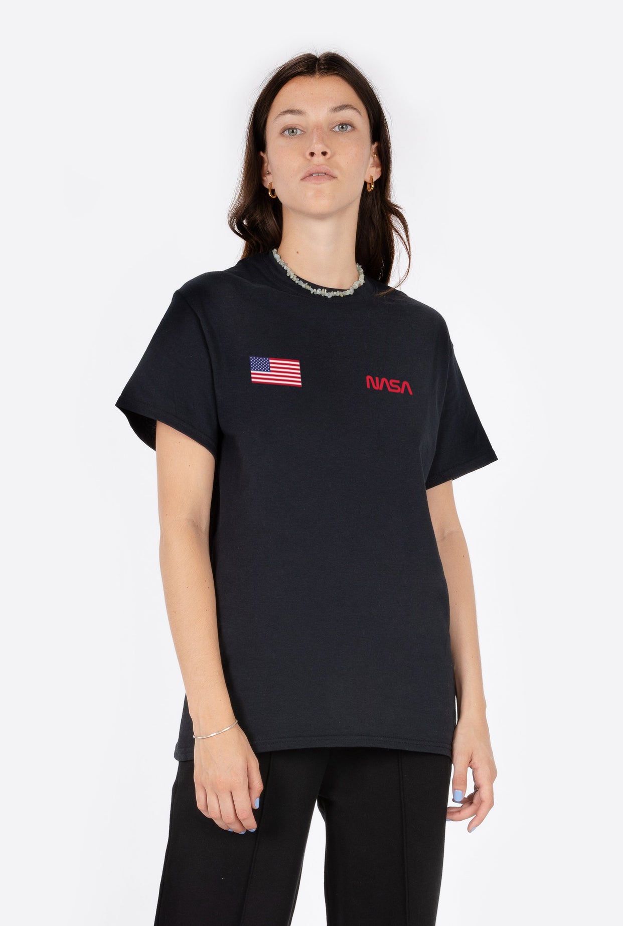 T-Shirt S/S NASA USA Red