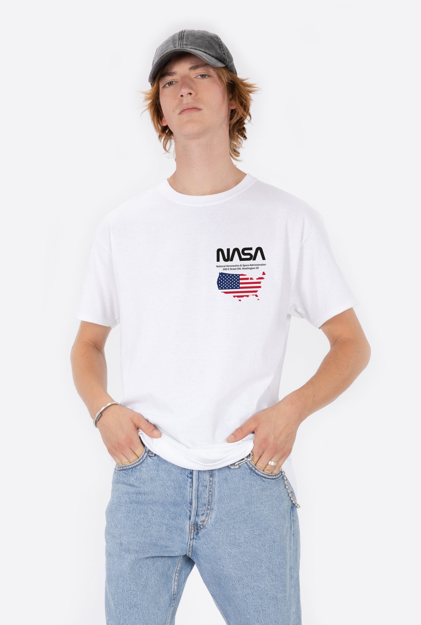T-Shirt S/S NASA Map Heart