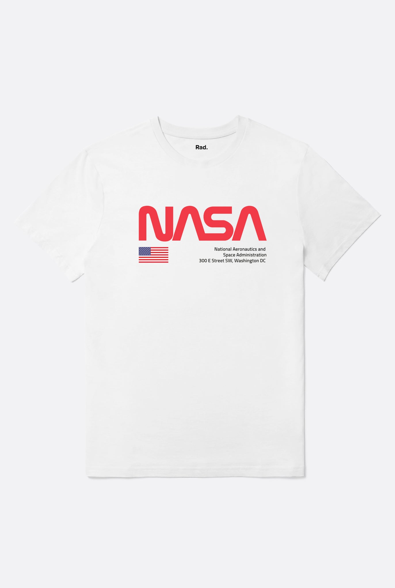 T-Shirt S/S NASA Red HQ USA