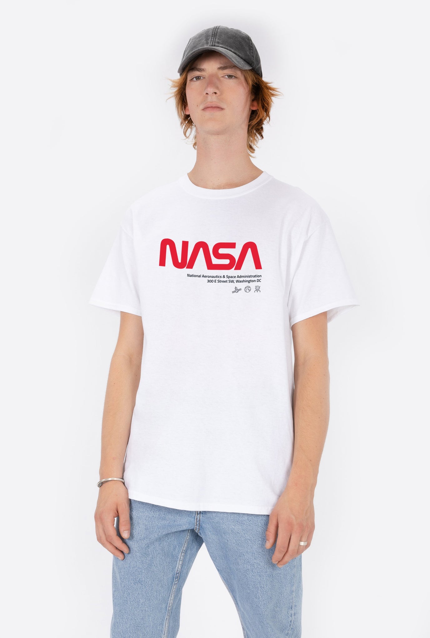T-Shirt S/S NASA Red Location Icon