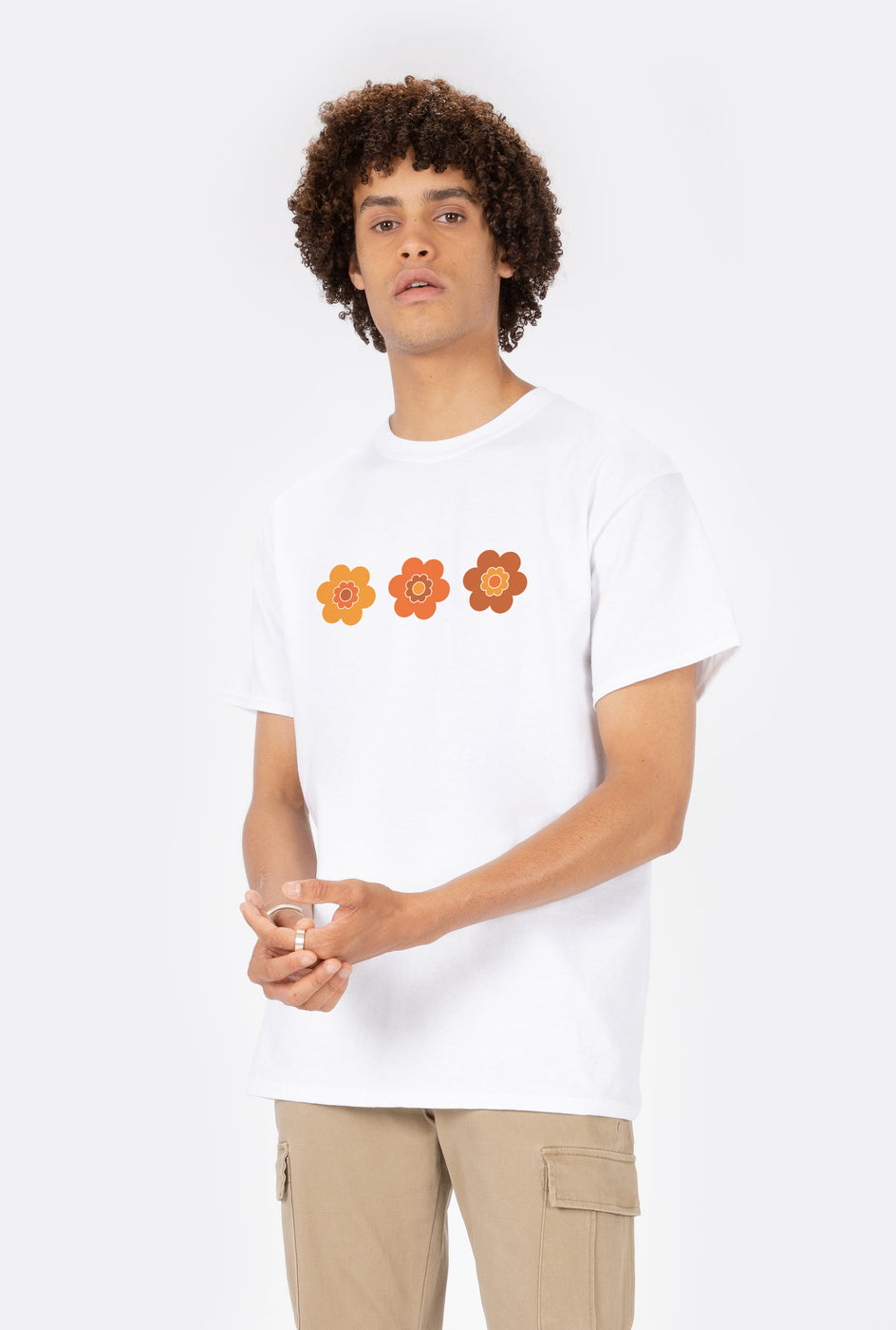 T-Shirt S/S Retro Flowers
